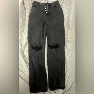 Black ripped jeans from Pacsun